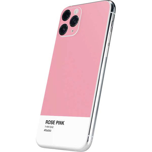 Rose Pink Color Palette iPhone 11 Pro Skin