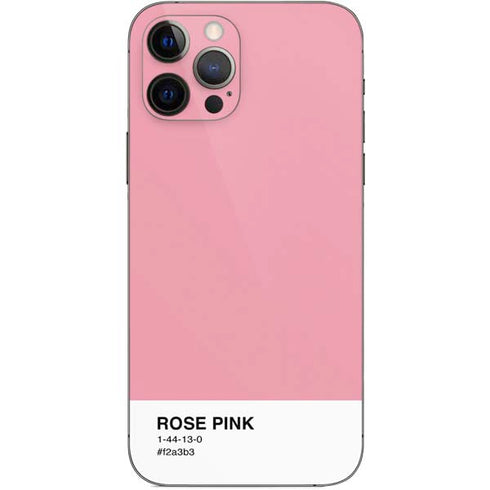 Rose Pink Color Palette iPhone 12 Pro Skin