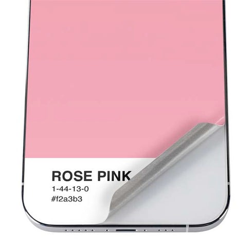 Rose Pink Color Palette iPhone 12 Pro Skin