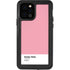 Rose Pink Color Palette iPhone 12 Pro Waterproof Case