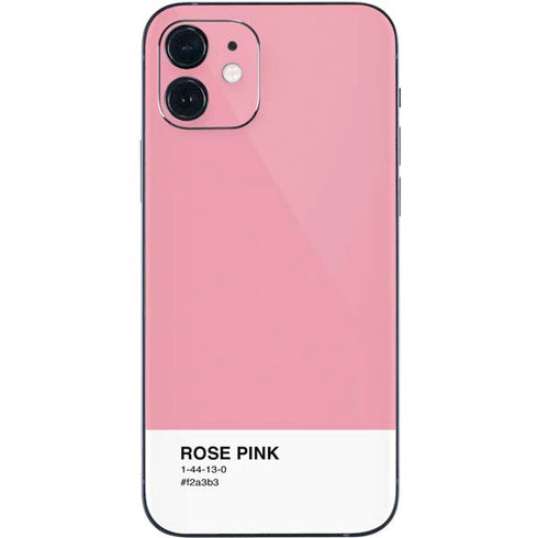 Rose Pink Color Palette iPhone 12 Skin