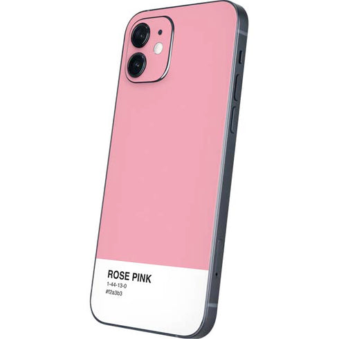 Rose Pink Color Palette iPhone 12 Skin