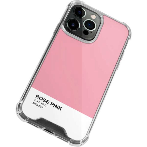 Rose Pink Color Palette iPhone 13 Pro Max Clear Case