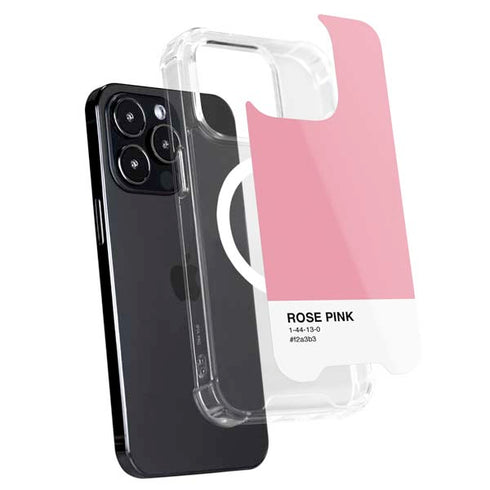 Rose Pink Color Palette iPhone 15 Pro MagSafe Case