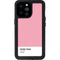 Rose Pink Color Palette iPhone 14 Pro Max Waterproof Case