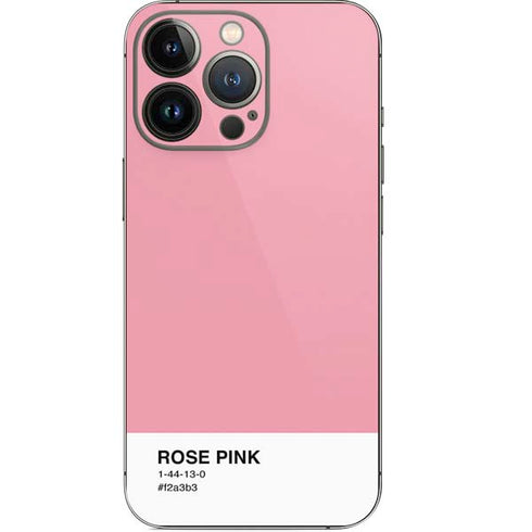 Rose Pink Color Palette iPhone 14 Pro Skin