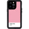Rose Pink Color Palette iPhone 14 Pro Waterproof Case