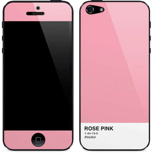 Rose Pink Color Palette iPhone 5/5s/5SE Skin