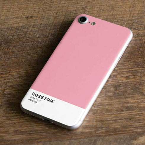 Rose Pink Color Palette iPhone 7 Skin