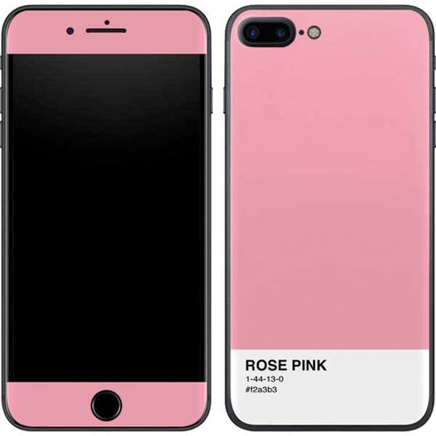 Rose Pink Color Palette iPhone 8 Plus Skin