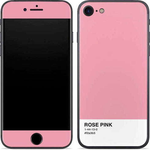 Rose Pink Color Palette iPhone 8 Skin