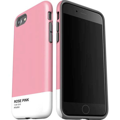 Rose Pink Color Palette iPhone SE (2nd & 3rd Gen) Pro Case