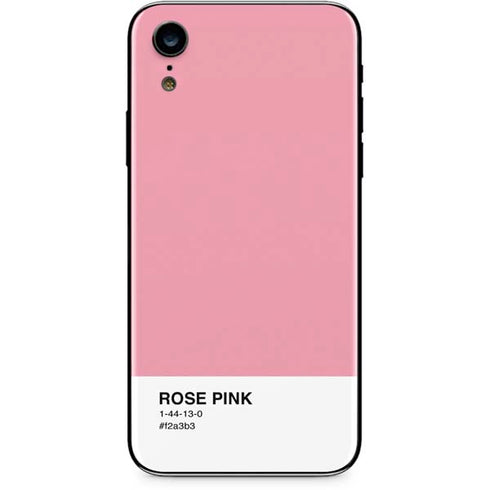 Rose Pink Color Palette iPhone XR Skin