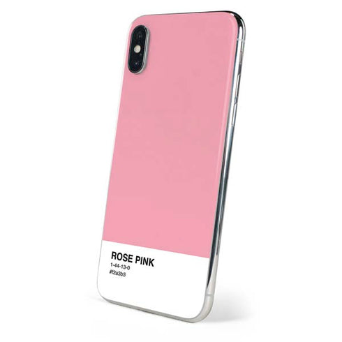 Rose Pink Color Palette iPhone XS Max Skin