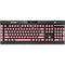 Rose Pink Color Palette K95 RGB PLATINUM Mechanical Gaming Keyboard Skin