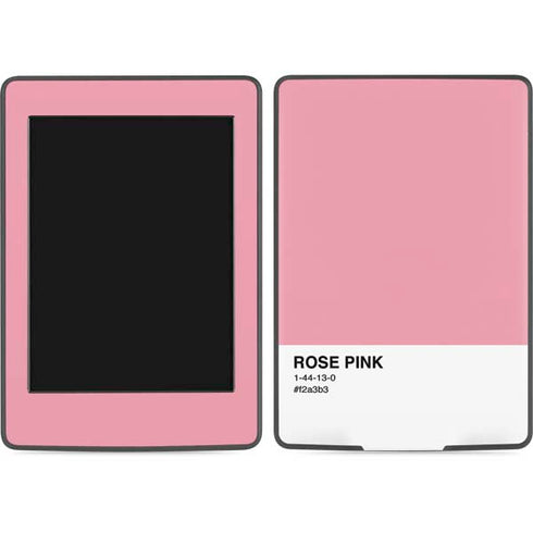 Rose Pink Color Palette Amazon Kindle Skin