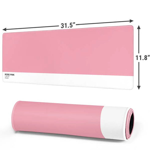 Rose Pink Color Palette Gaming Mouse Pad