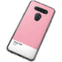 Rose Pink Color Palette LG K51/Q51 Clear Case
