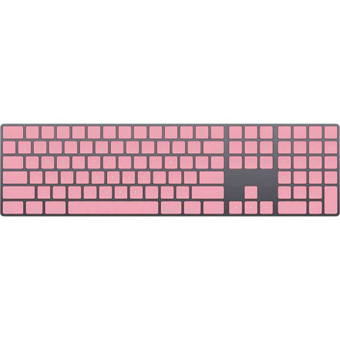 Rose Pink Color Palette Magic Keyboard with Numeric Keypad Skin