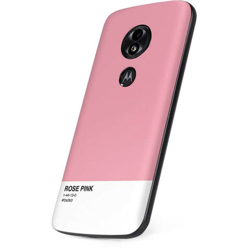 Rose Pink Color Palette Moto E5 Play Skin