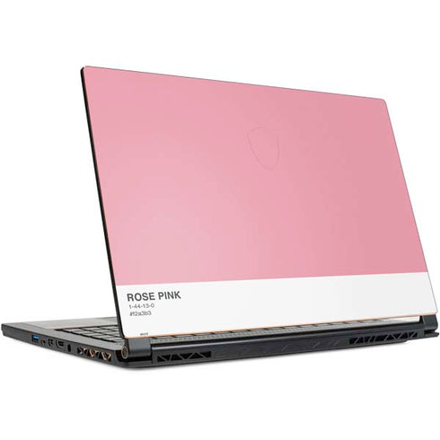 Rose Pink Color Palette MSI GS65 Stealth Laptop Skin
