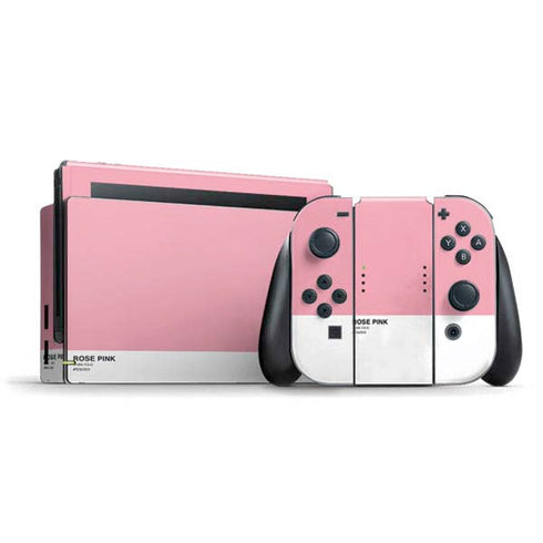 Rose Pink Color Palette Nintendo Switch Bundle Skin