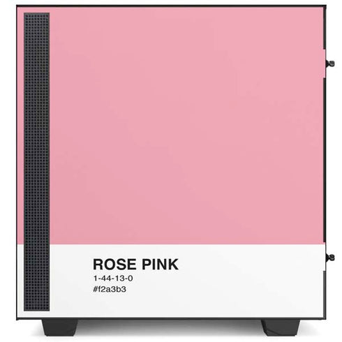 Rose Pink Color Palette NZXT H510 Compact ATX Mid-Tower Case Skin