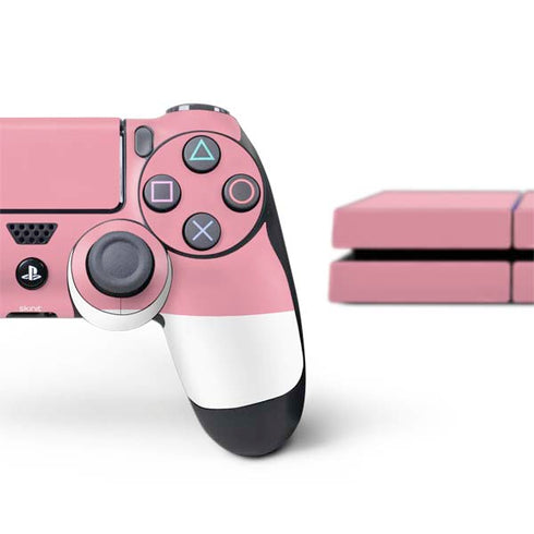 Rose Pink Color Palette PS4 Console and Controller Bundle Skin