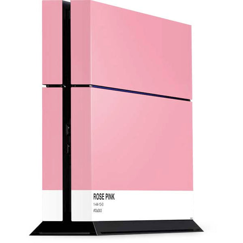 Rose Pink Color Palette PS4 Console Skin
