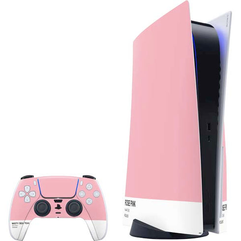 Rose Pink Color Palette PS5 Bundle Skin