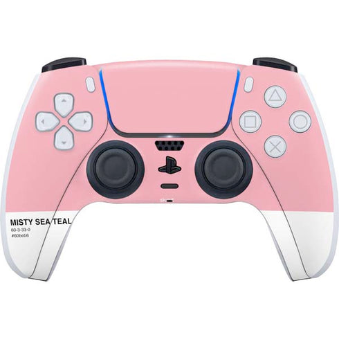 Rose Pink Color Palette PS5 Controller Skin