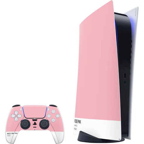 Rose Pink Color Palette PS5 Digital Edition Bundle Skin