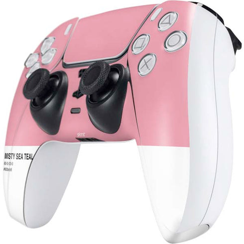 Rose Pink Color Palette PS5 Controller Skin