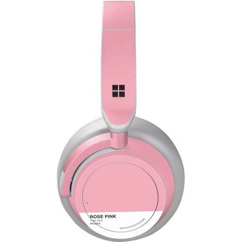 Rose Pink Color Palette Surface Headphones Skin