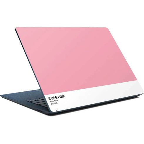 Rose Pink Color Palette Surface Laptop Skin