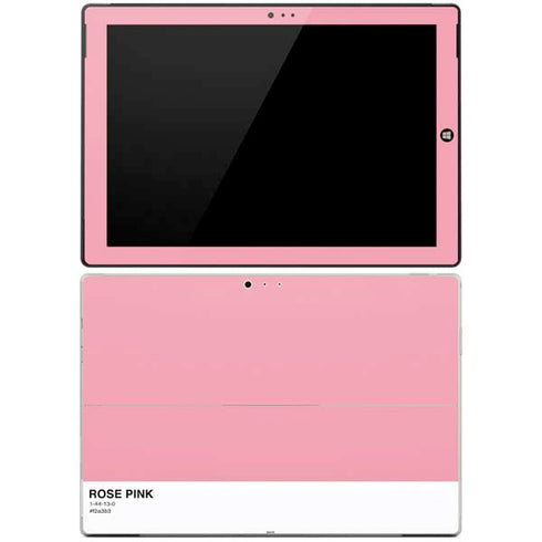 Rose Pink Color Palette Surface Pro 3 Skin