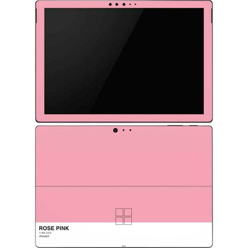 Rose Pink Color Palette Surface Pro 6 Skin