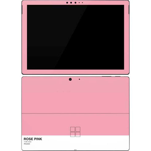 Rose Pink Color Palette Surface Pro 7 Skin