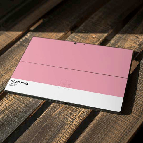 Rose Pink Color Palette Surface Pro 7 Skin