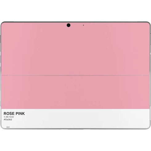 Rose Pink Color Palette Surface Pro 8 Skin