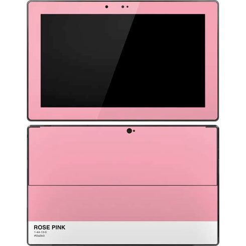 Rose Pink Color Palette Surface Pro Tablet Skin