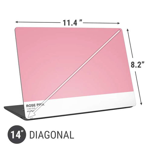 Rose Pink Color Palette Universal Laptop 14in (11.4 x 8.2in) Skin