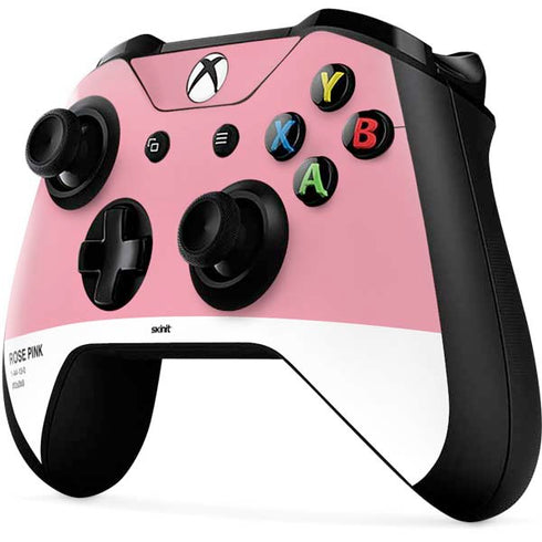 Rose Pink Color Palette Xbox One X Controller Skin