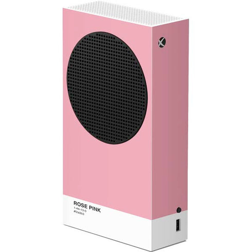 Rose Pink Color Palette Xbox Series S Console Skin
