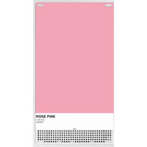 Rose Pink Color Palette Xbox Series S Console Skin