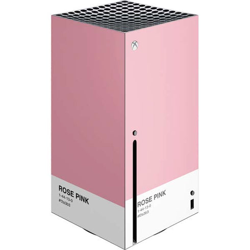 Rose Pink Color Palette Xbox Series X Console Skin