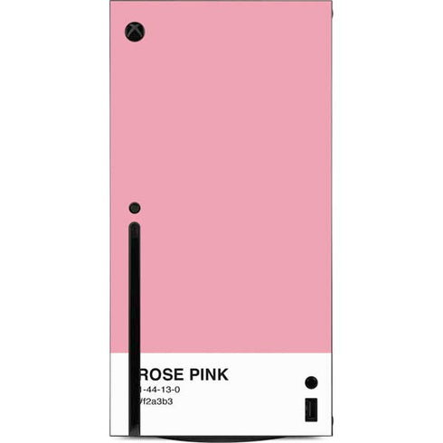Rose Pink Color Palette Xbox Series X Console Skin