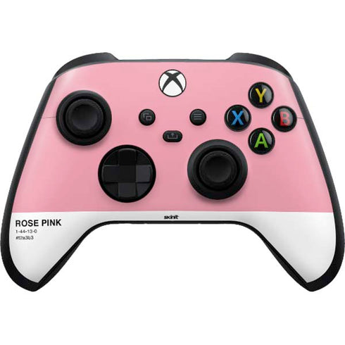 Rose Pink Color Palette Xbox Series X Controller Skin