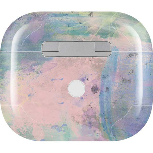 Rose Quartz & Serenity Abstract Apple AirPods (3rd Gen 2021) Skin