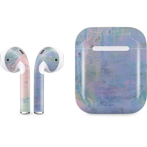 Rose Quartz & Serenity Abstract Apple AirPods Skin